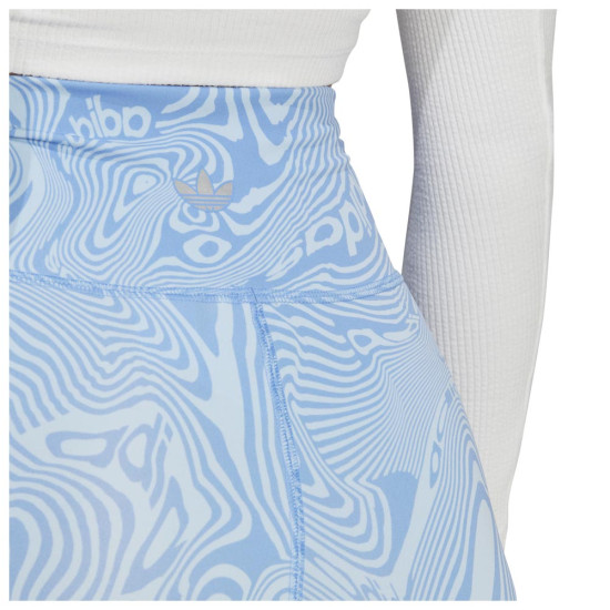 Adidas Γυναικείο σορτς-κολάν Marble Print Bike Shorts
